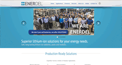 Desktop Screenshot of enerdel.com
